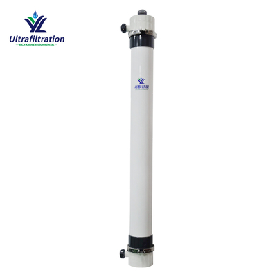 PVDF Filter Ultrafiltration System Washable Hollow Fiber Membrane UF Membrane Pressure Vessel PLC Water Treatment Machinery