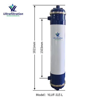 YLUF-315L Ultrafiltration Systems with PVDF UF Membrane PVC Manufacturer's 1-Year Warranty Water Machinery for Underground Water