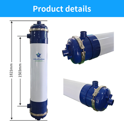 YLUF-315L Ultrafiltration Systems with PVDF UF Membrane PVC Manufacturer's 1-Year Warranty Water Machinery for Underground Water